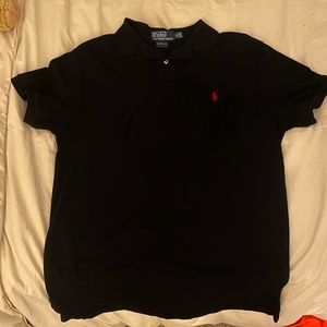 Men’s black Ralph Lauren polo shirt